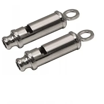 Stainless Steel Whistle Sports Whistles with Lanyard Referee Safety Whistles