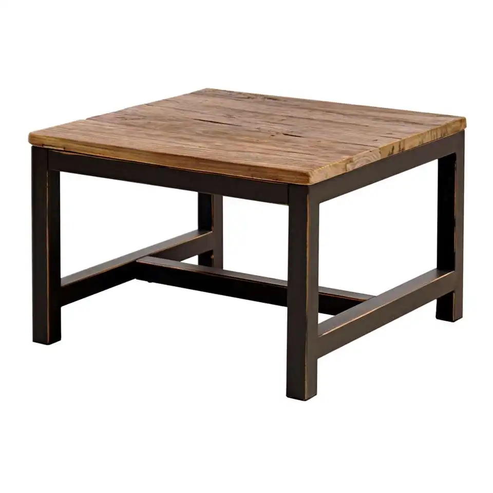 Trending Interior Decoration Table Wooden Top With Metal Legs Sobro Smart Coffee Table Side Flower Vase Table Custom Size Bulk