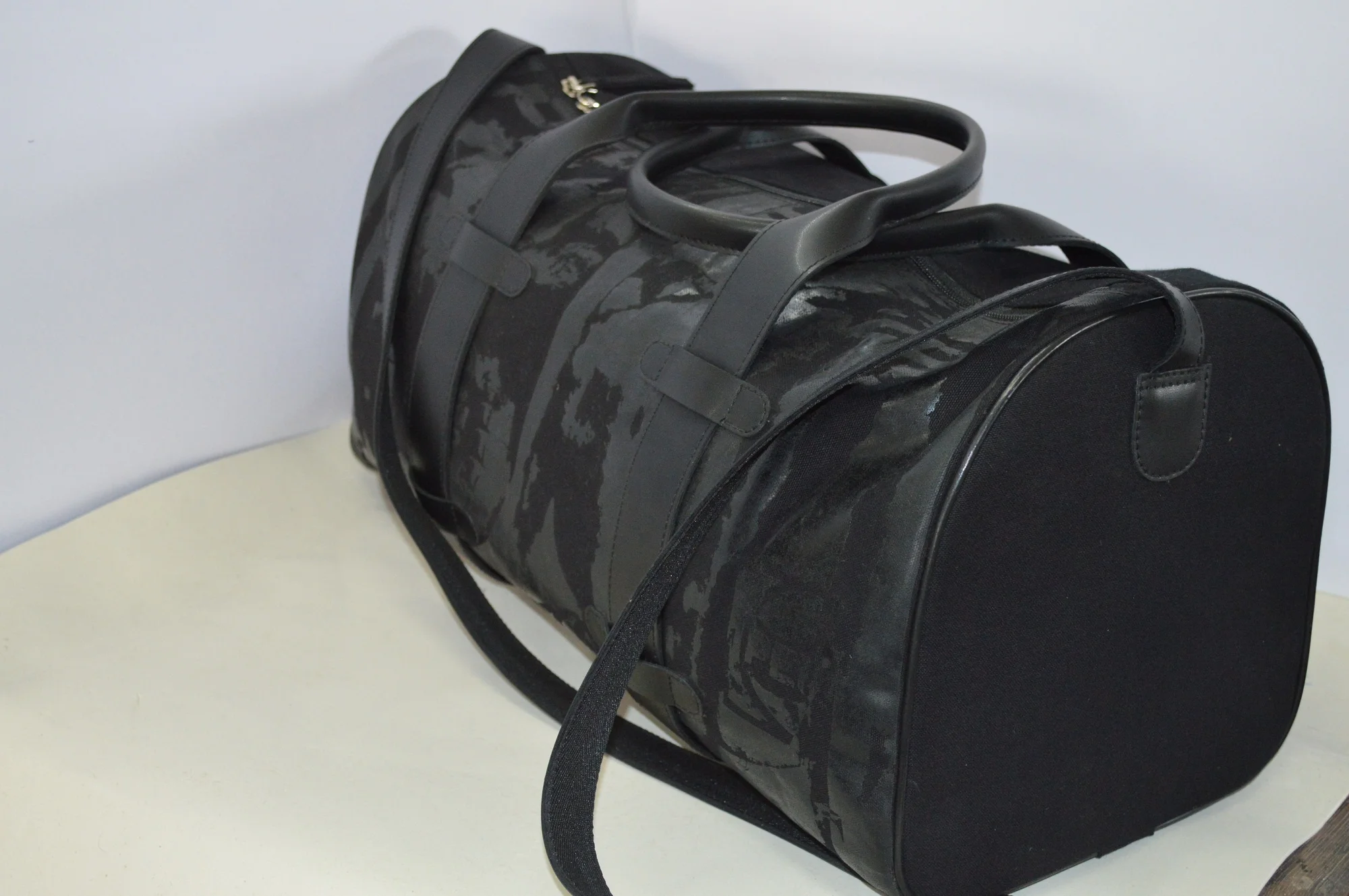 
wholesale travel leather and canvas weekend bag duffle bag sports gym bag 