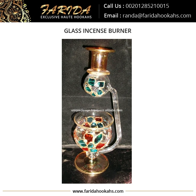 High Quality Incense Burner Glass Aromatherapy Furnace Smell Metal Incense Holder