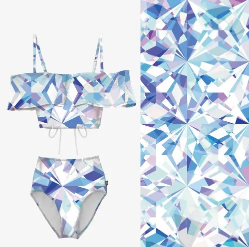 Eco-friendly polyester Bathing Suit  Leotard  bikini   swimsuit print  fabric