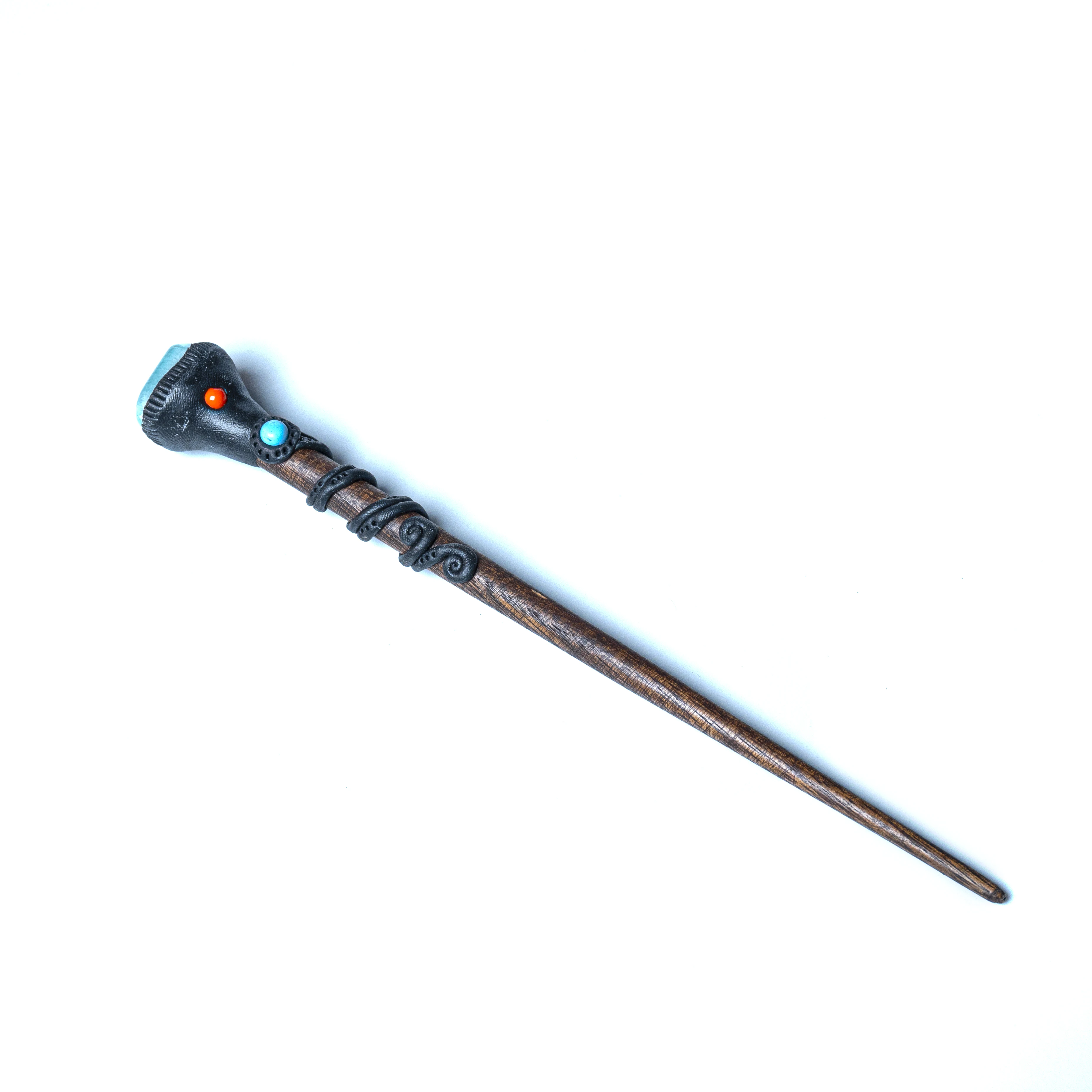 Amazonite Hair stick  Cut Out Oval Hair Bun Cover With Acetate Sticks For Women Hair Accessories