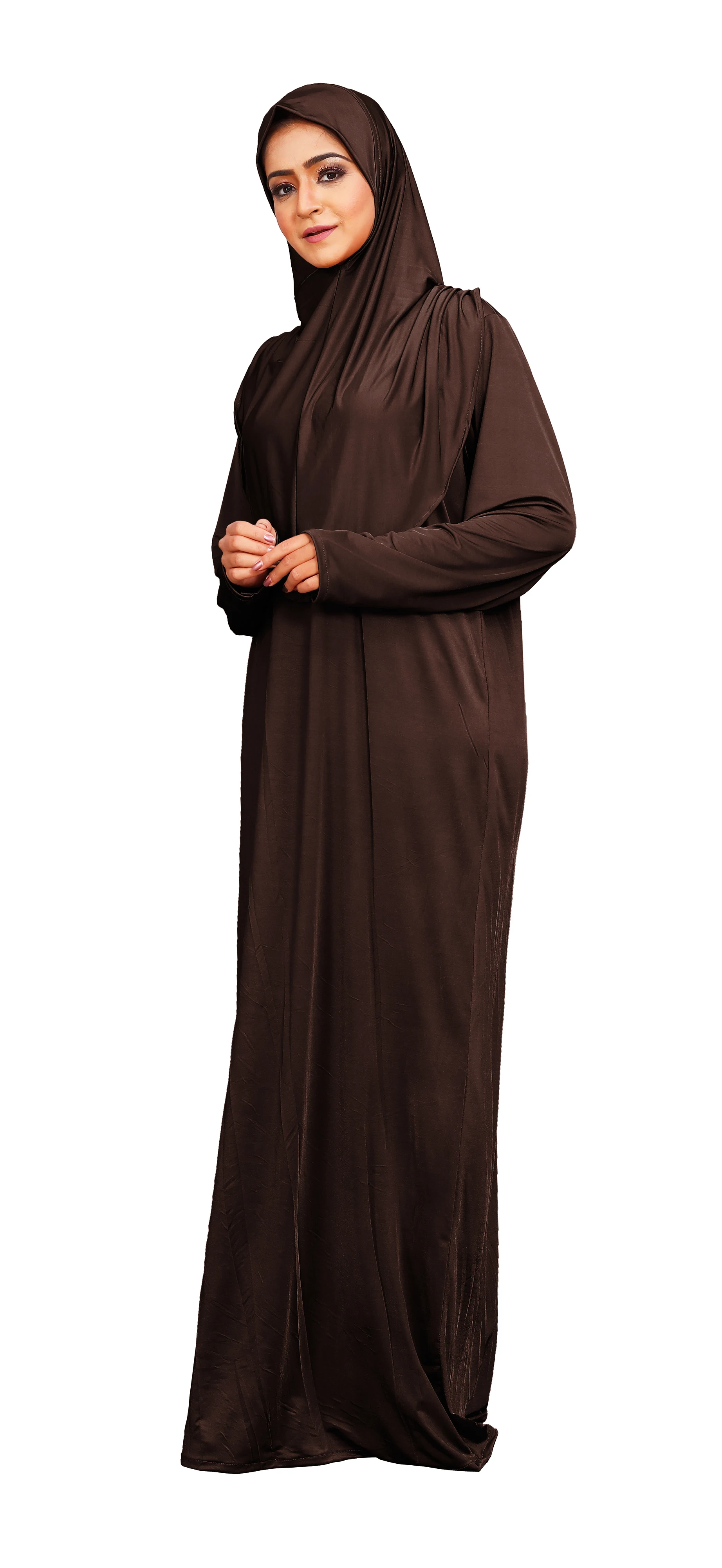 Plain Arab Islamic Wear Women Abaya Burqa With Instant Hijab Manufacturer
