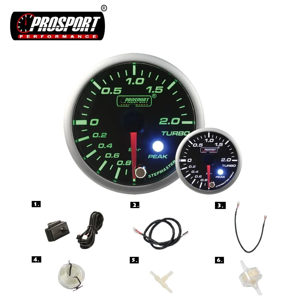 60 мм углеродное волокно тюнинга метр аналоговый указатель иглы turbo boost манометр