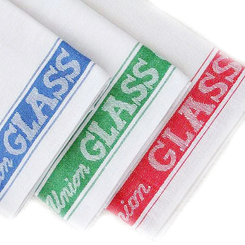 LINEN UNION (WOVEN) GLASS CLOTH 50 x 75 CM  90 g  FOR KITCHEN USE (TEA TOWEL)