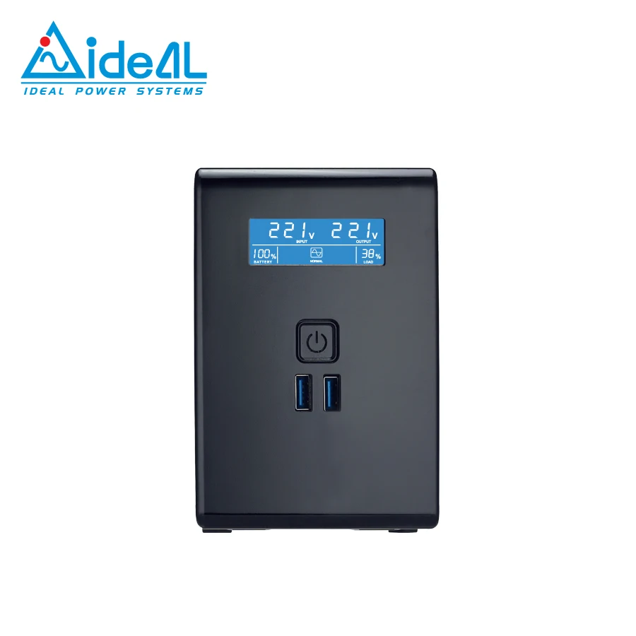 600va home inverter ups with LCD display, USB charging
