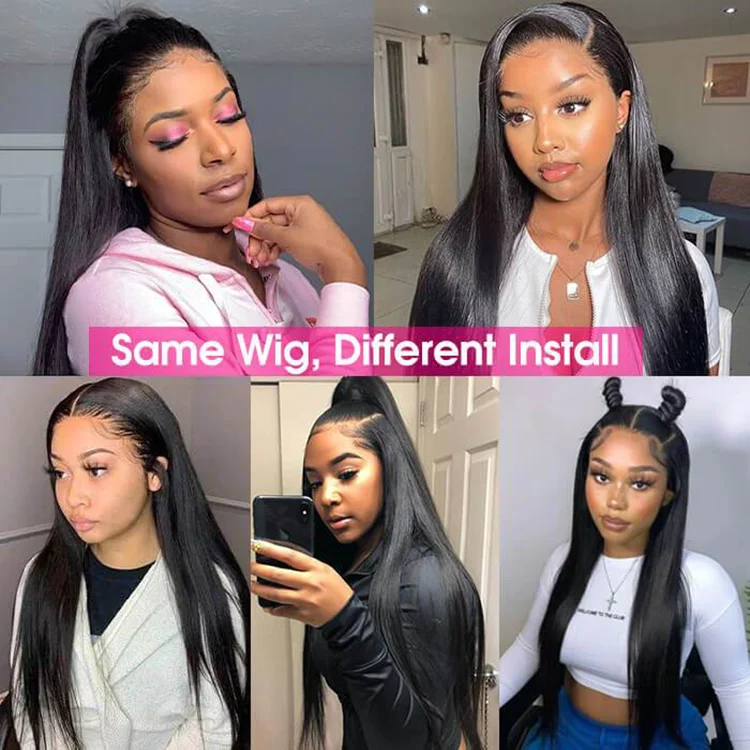 Wholesale 13x6 Hd Lace Frontal Wig For Black Women Peruvian Human Hair Lace Front Wig 360Full Lace Human Hair Wig With Baby Hair