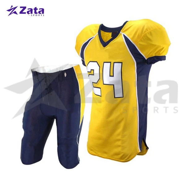 Спортивная одежда унисекс снасть саржа Джерси для американского футбола Регулируемая Стандартная посадка качественная форма