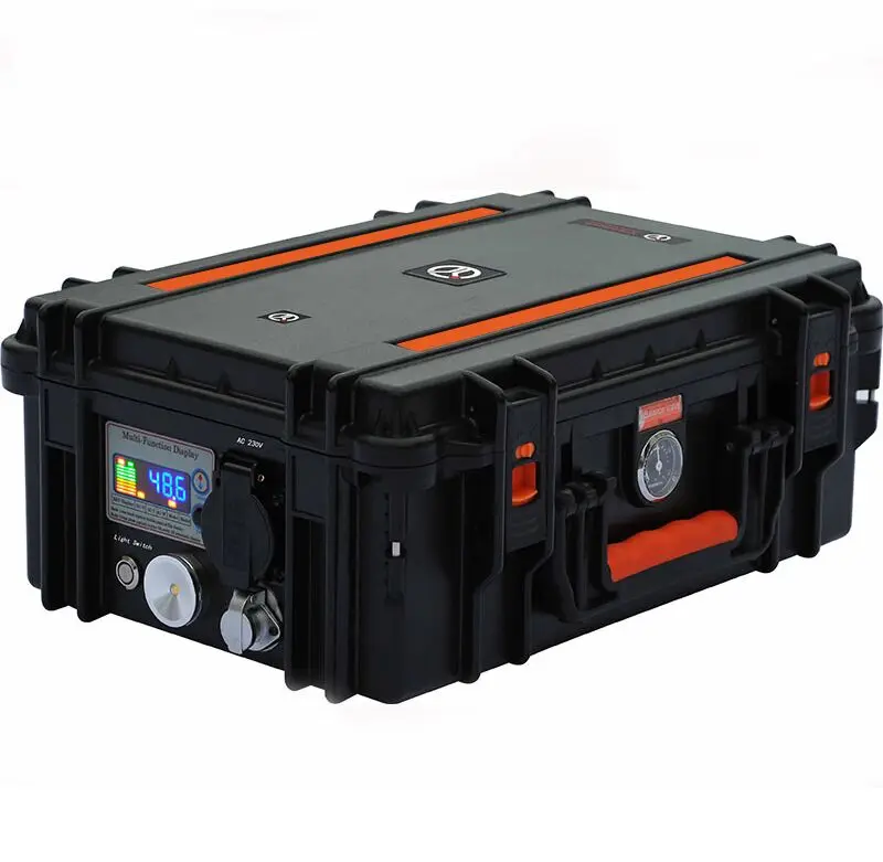 Portable Solar Generator 2000W lithium battery suitcase portable power station Output 110V/220V