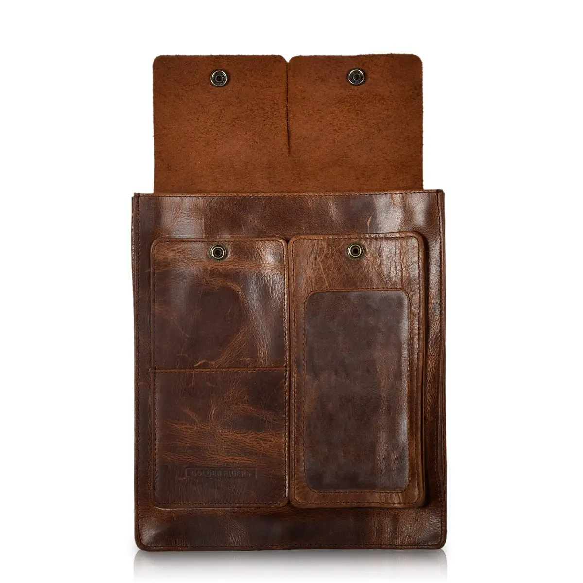 Сумка для мотоцикла из натуральной коровьей кожи с магнитным креплением упакованная в картонные коробки