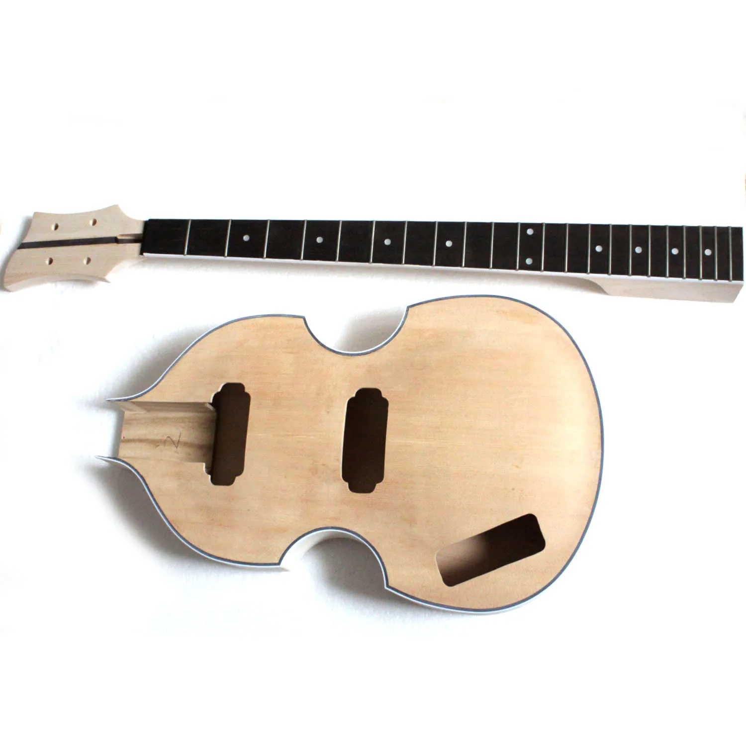 NEW DIY Electric Bass Guitar Kit Violin Bass Build Your Own in left hand