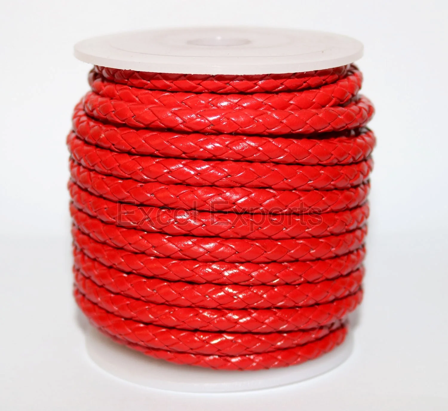 manufacture hot sale 5mm 6mm 8mm Braided leather cord Bolo Round Lace Brown Black Thong leather cord for jewelry making