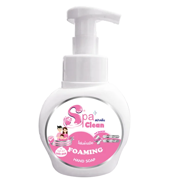 Spa Clean Foaming Hand Soap 250ml. Jelly Pink  Foam, Foaming Hand Soap, Toilet Soap