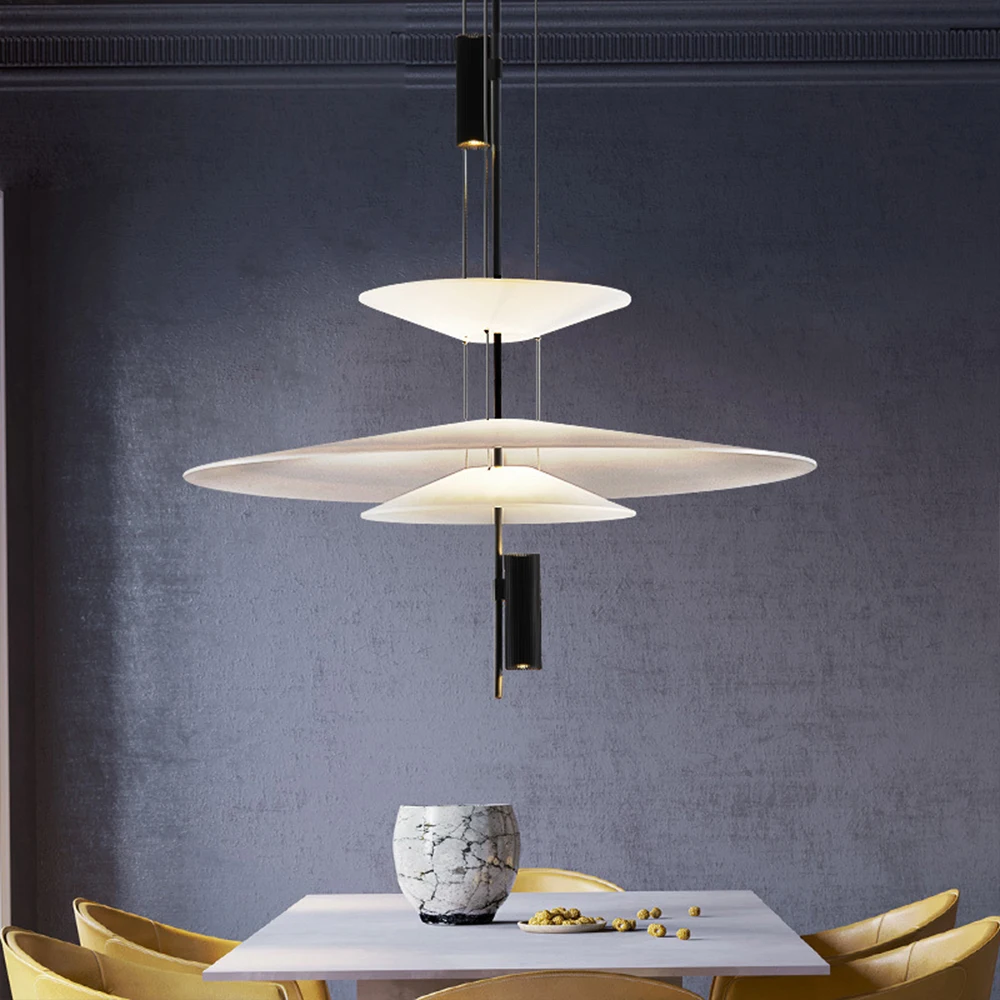 Multi-layer combination chandelier Nordic modern simple creative personality flying saucer chandelier