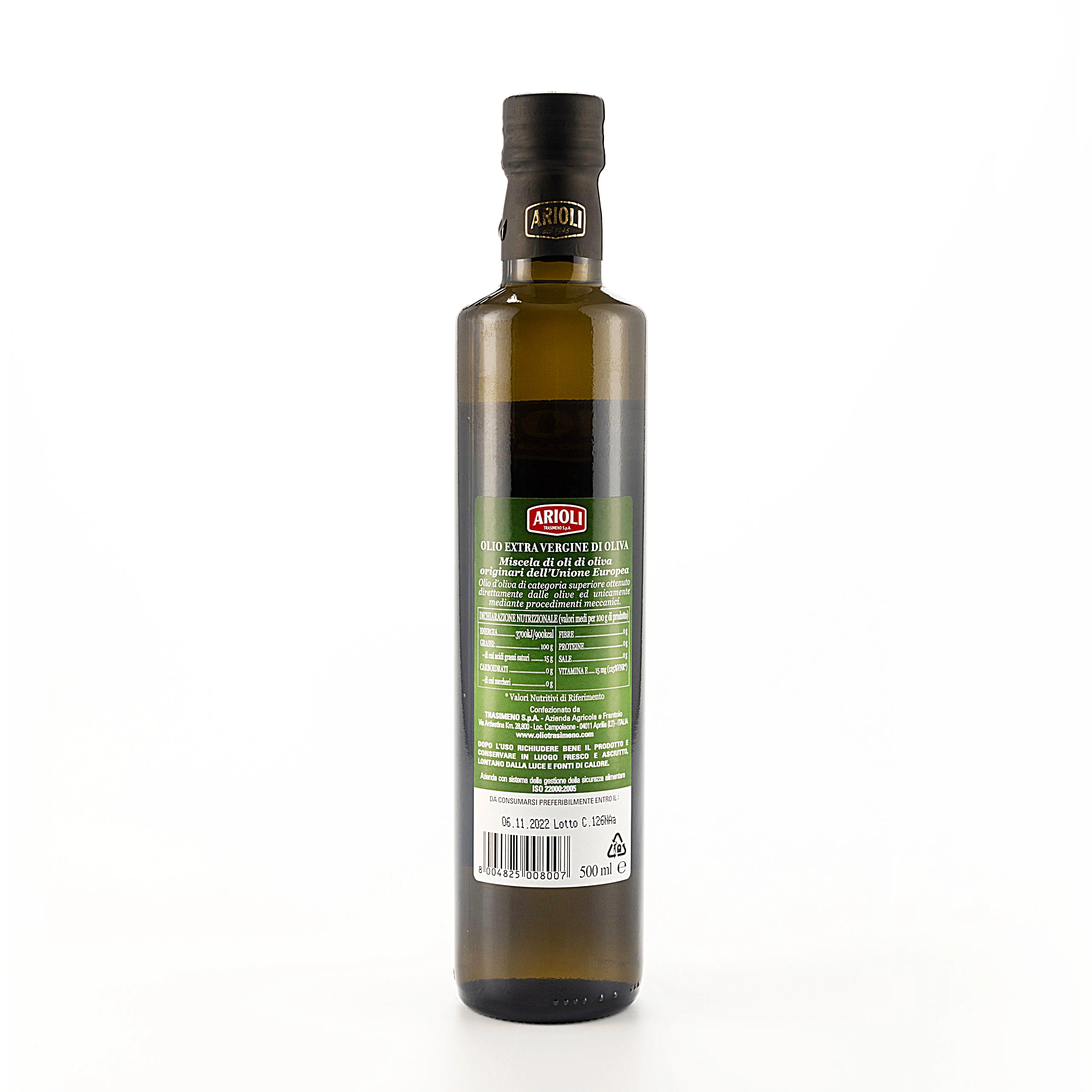 Высококачественное Экстра натуральное оливковое масло оригинального ЕС выбор ARIOLI для приготовления пищи или повязки 50 cl.