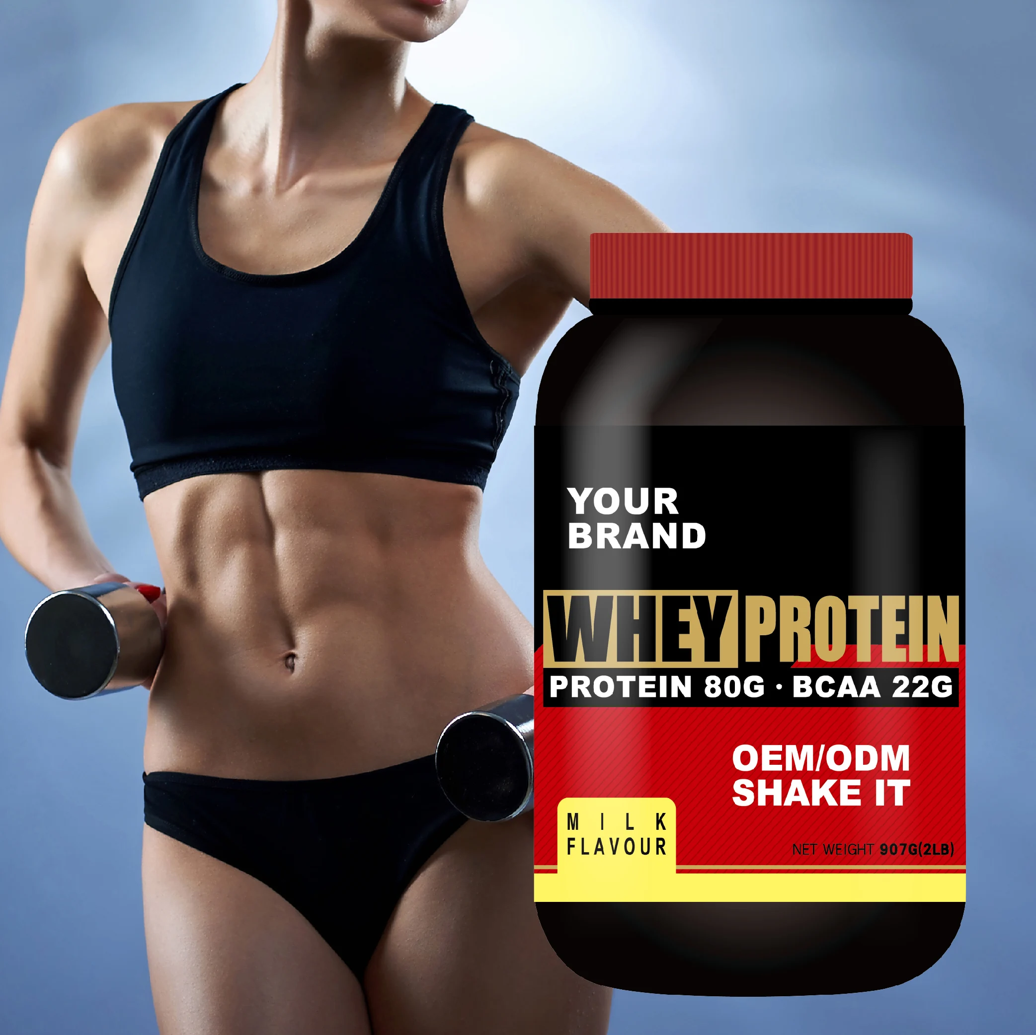 Best Sale american whey protein powder in china Lait Flavour 2lb