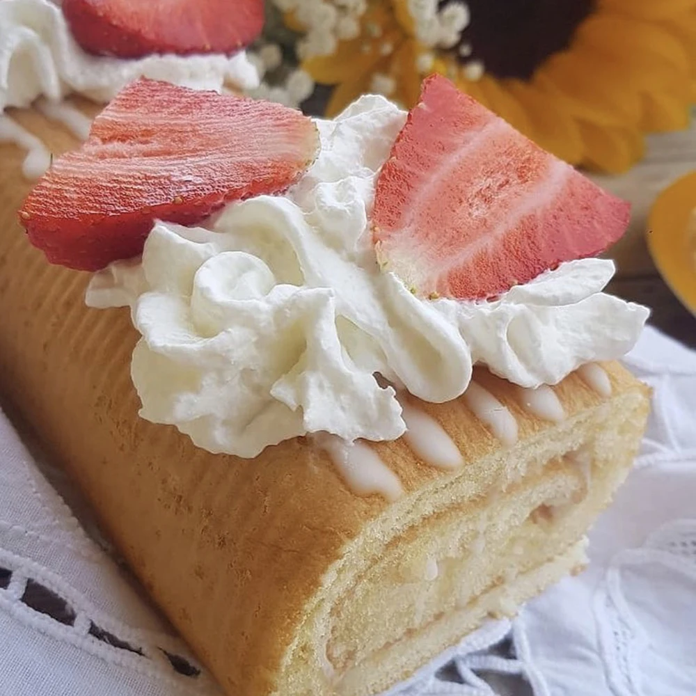 Итальянские тончайшие Кондитерские мягкие рулоны PIC NIC смешанные фрукты 200 г роликовые торты