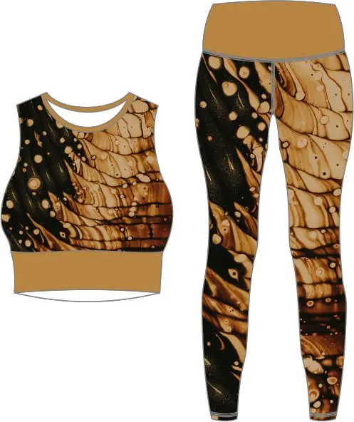 
Комплект леггинсов для тренировок с высокой талией и принтом на заказ, женский спортивный комплект для йоги в тренажерном зале, облегающий бюстгальтер и леггинсы, унисекс, OEM, индивидуальный логотип 