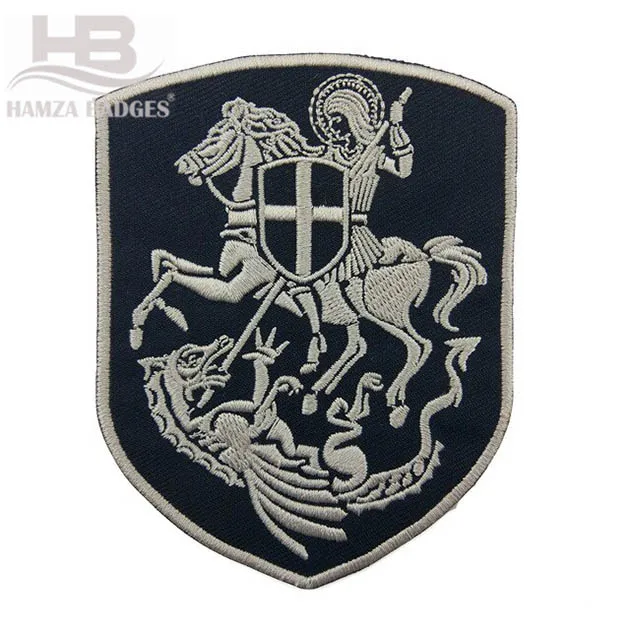 Wholesale Custom Made Bullion Wire Handmade Patches Badges For Army Military British German US