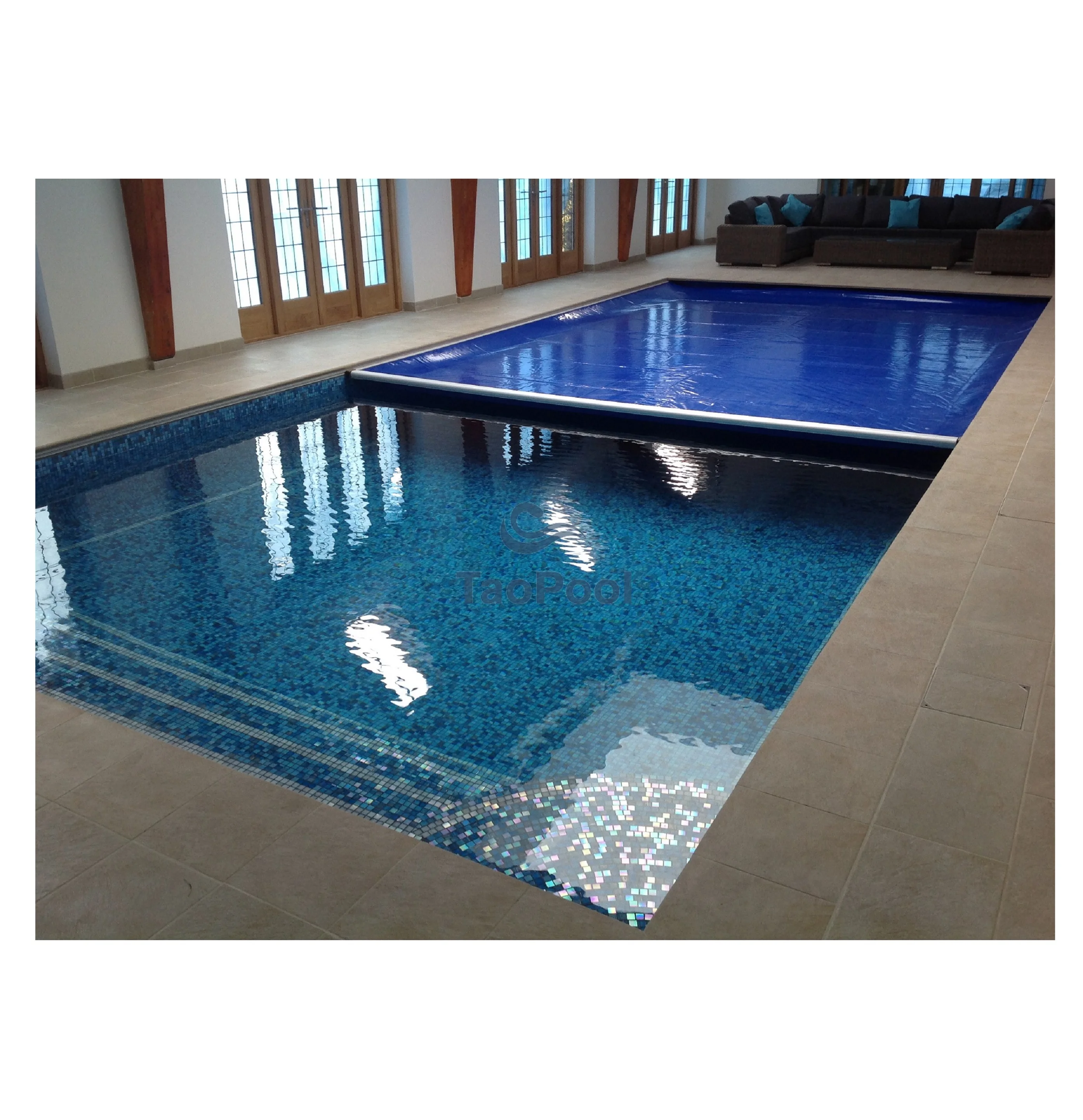 Top-Quality Automatic Pool Cover In-Wall Swimming Pool Safety Covers For Outdoor Use