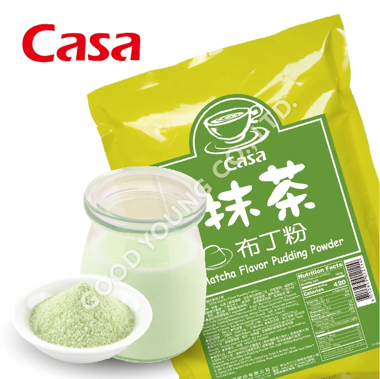 Taiwan Wholesale HALAL Certification Matcha Pudding Instant Powder