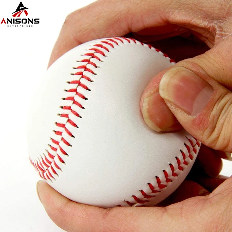  Официальная Лига матч Пользовательский логотип Утяжеленные меховые базовые шарики белый мяч тренировочный бейсбольный