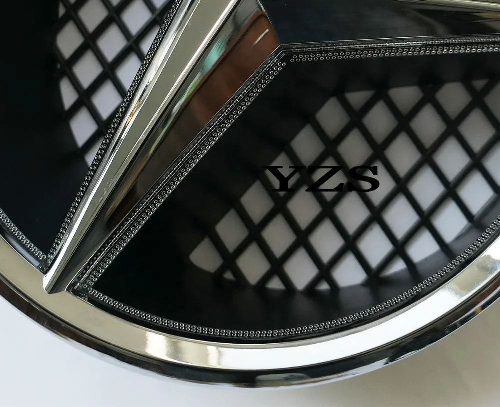 Illuminated LED Light Front Grille Star Logo Emblem Badge Fits For 06-13 Mercedes Benz C/GLK Class W204 W245 C200 260 350