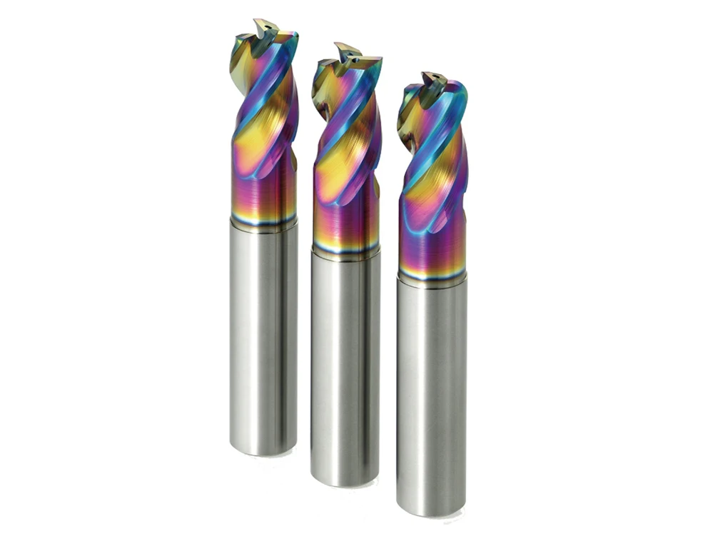 Various kinds of cutting tools MMC high precision 3 flutes carbide end mills for mold machining DC1