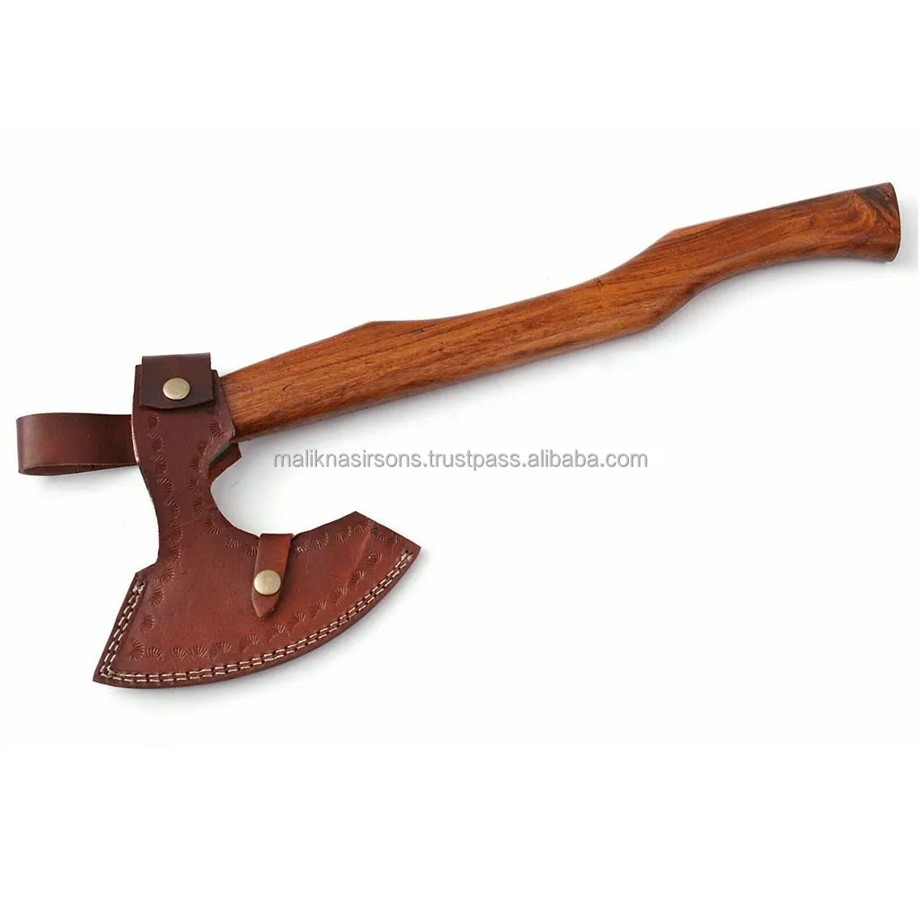 
AB 5 Axe DAMASCUS STEEL BLADE FUNCTIONAL TOMAHAWK,AXE,HATCHETS ROSE WOOD HANDLE 