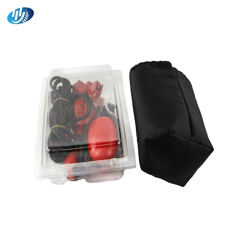 Small Boat Anchor Kit Folding Grapnel Anchor Carbon Steel for Canoe Jet Ski  with Line Carrying Bag