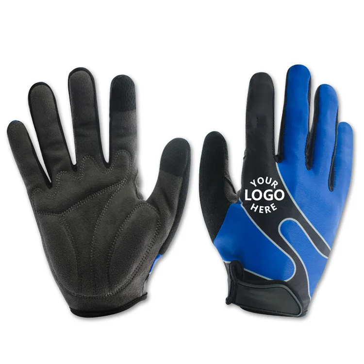 Best Performance Wholesale Cheap Comfortable Long Mountain Bike Gloves Shockproof Cycling  MTB BMX Motocross Gloves