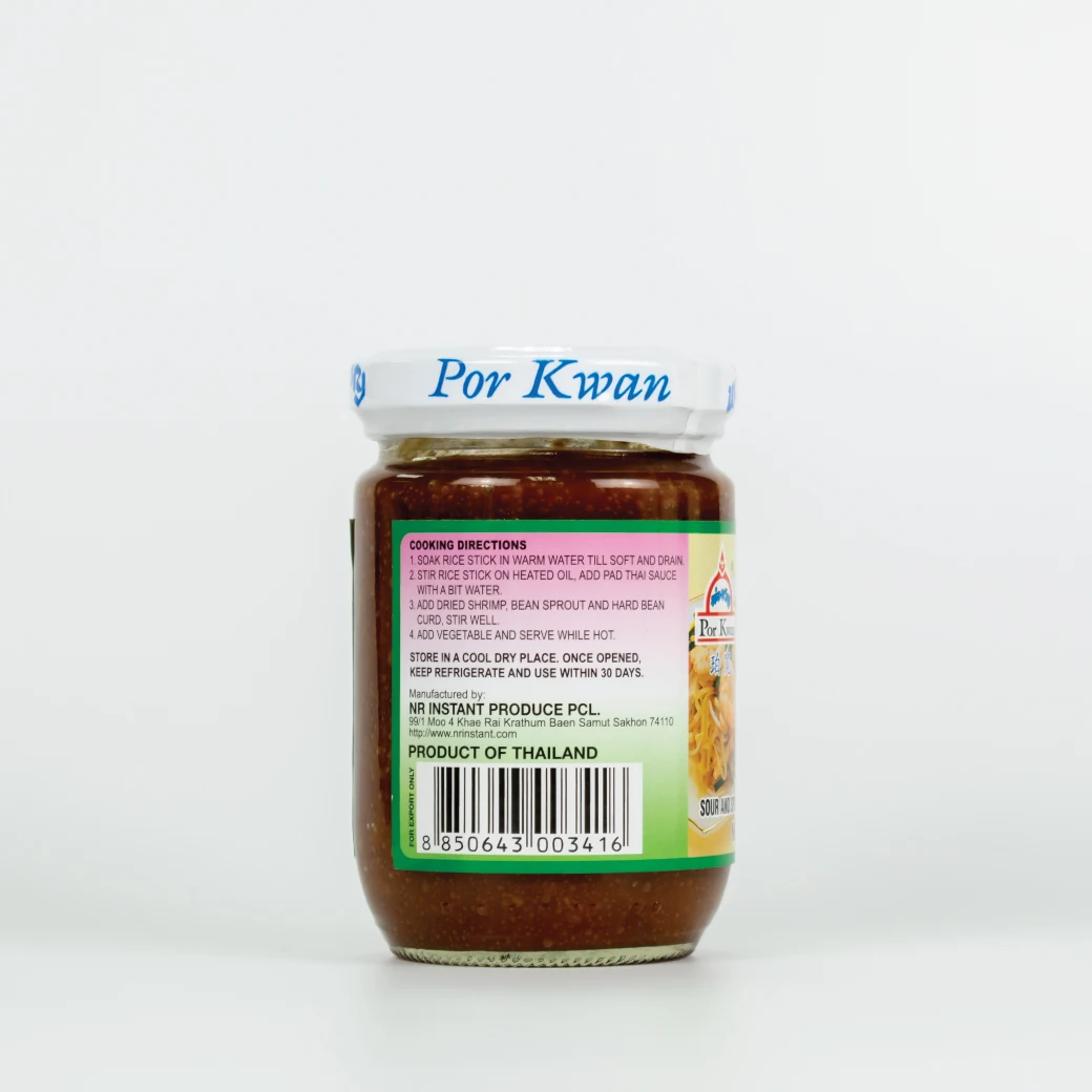 The Best Traditional Sauce of Pad Thai Sauce for Made Fried  Noodles from Thailand Style Food by Por Kwan Sour and Spicy Taste