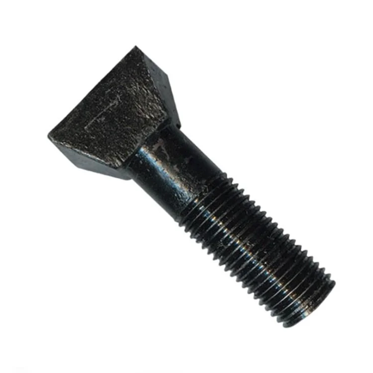 
Carbon steel ball mill bucket bolt black oxide crusher liner screw square head bucket screw hot forging bolts 