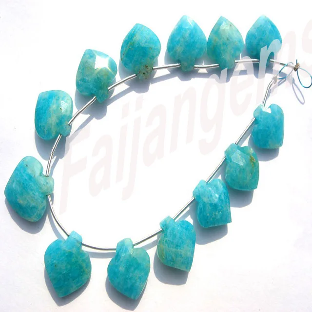  Натуральный Амазонит граненые бусины яблока оптовая продажа Драгоценный Камень ювелирные изделия AAA Качество Ik088