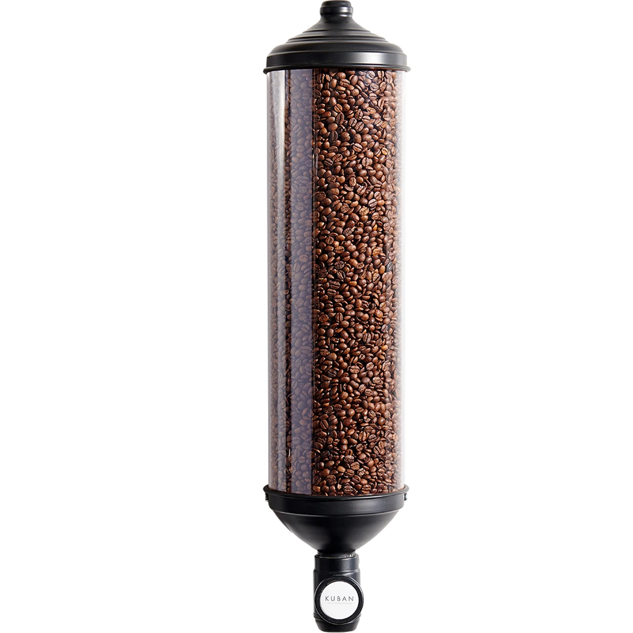 
PSS60 Tubular Cylindrical Coffee Bean Dispenser, Topping Dispenser, Wall Mounted Gravity Coffee Silo Kuban Dispensers 