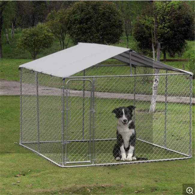 Anti-Rust Heavy Duty Dog Pen with Lockable Dog Gate and UV-Resistant
