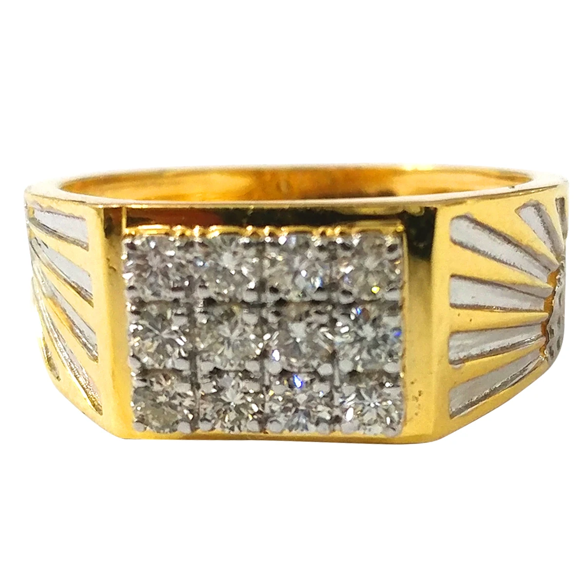 
Diamond Gents Ring 2021 Diamond Mens Ring India factory wholesale top quality gents Diamond ring for mens 