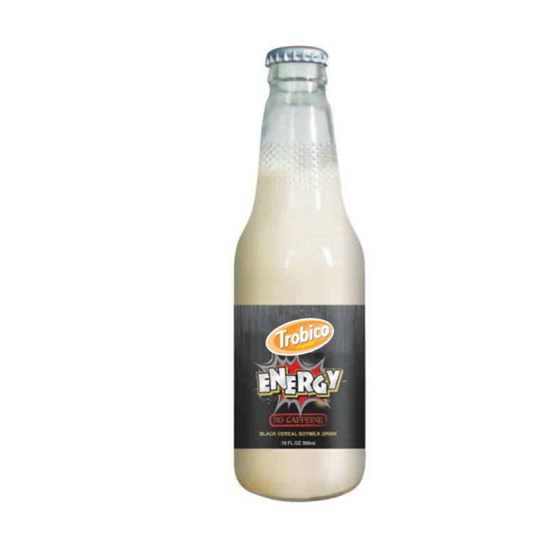 
Good for health Trobico brand 300ml Glass Bottle Natural Soya Milk Drink 