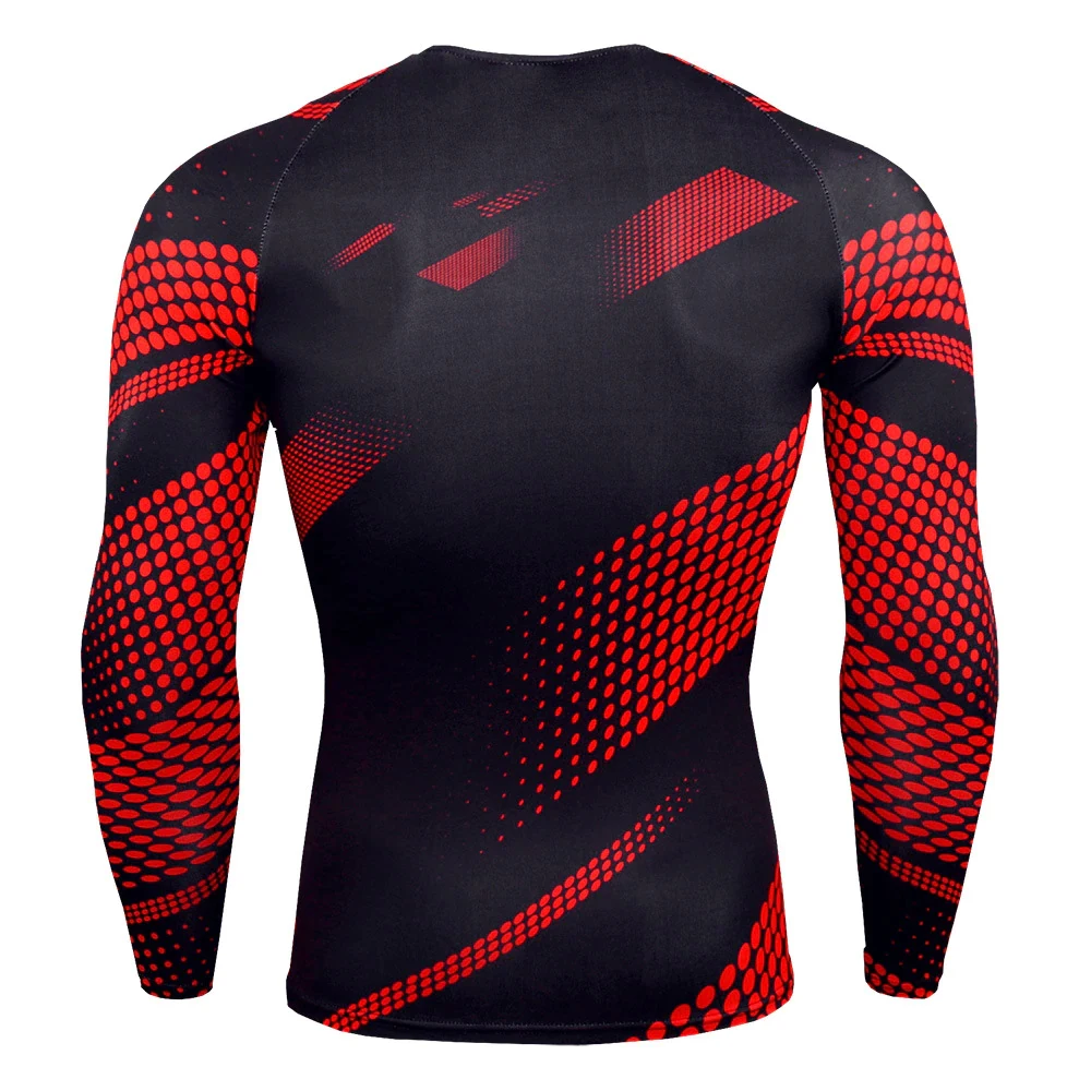 Men Compression Shirt Gym Fitness Running Shirt Bodybuilding Sport Base Layer Training Cycling Thermal Underwear
