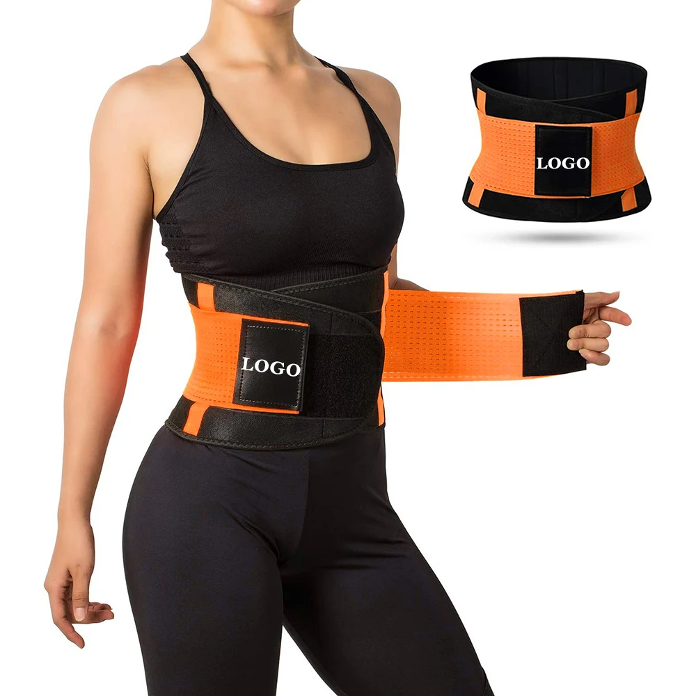 2022 Latest High Quality Sweat Belt Waist Trimmer Slimming Tummy Band Weight Loss Fitness Waist Trainer Belt for Women