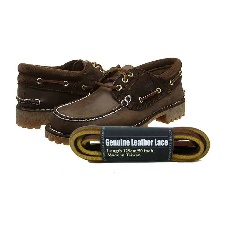 Бесплатные образцы, шнурки из воловьей кожи для кожаной обуви со шнуровкой