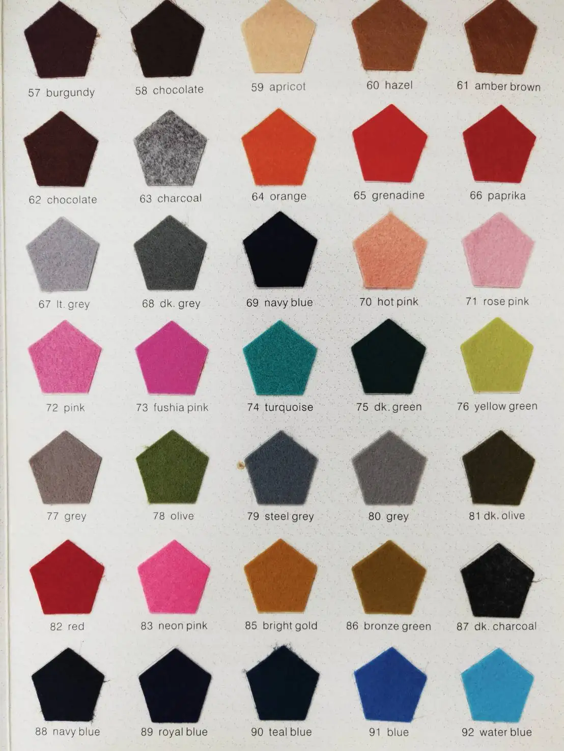 Roll Polyester Felt 100% Polyester Fiber 1.0 mm Thickness Needle Punch Felt For Accessories