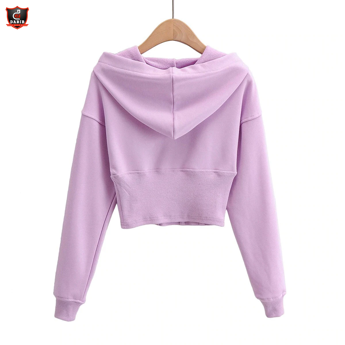 Новый дизайн толстовки с капюшоном для девочек Croptop пуловер 100% хлопок Толстовка Оверсайз женские укороченные оверсайз