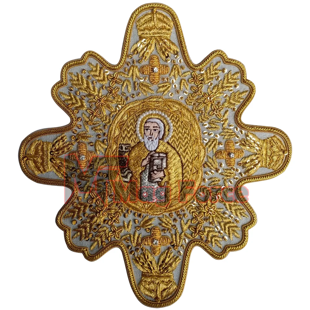 
Handmade High Quality Embroidered Cross / Priest Christian Holy Cross 