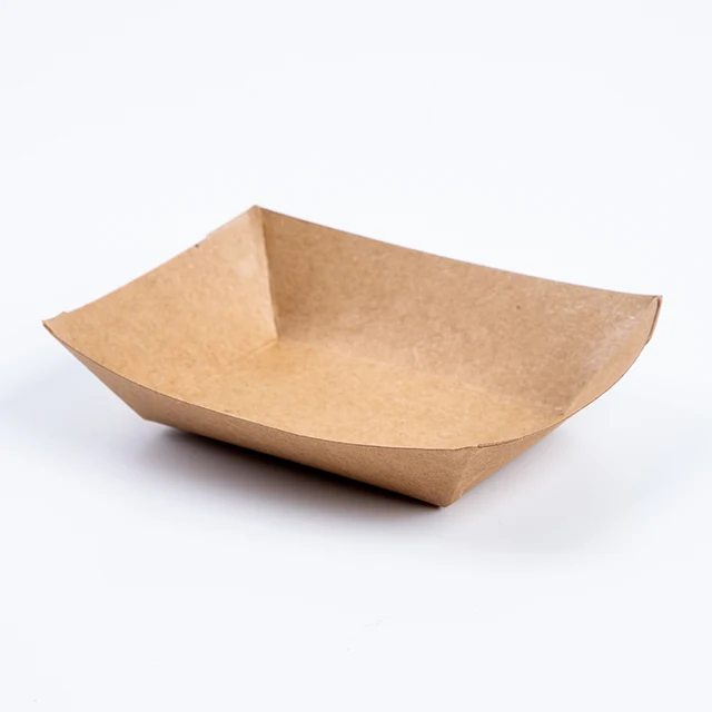 Takeaway  Polycoated Kraft  Paper Food Tray by  Georgia-Pacific, Kant Leek, Pathways, 5lb
