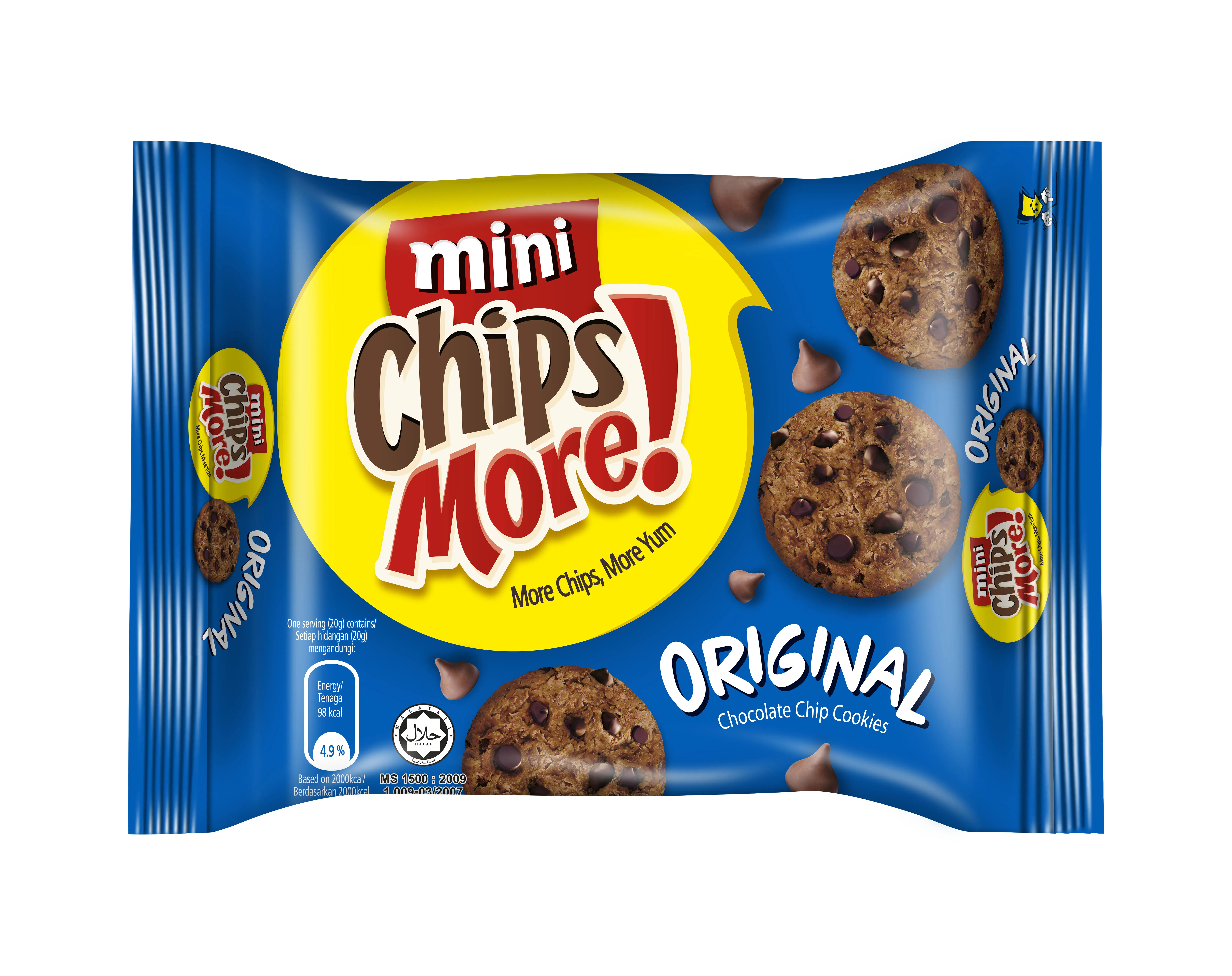 Mini Chocolate Chips Cookie Biscuit Original 80g