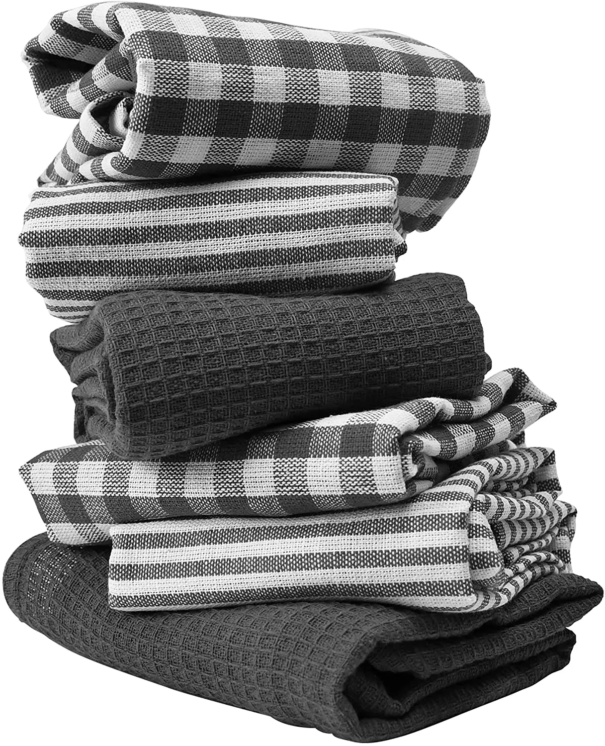 100 Cotton Flour Sack Kitchen Dish Towels Plain White Customized Technics Logo Fabric Packing Pattern Solid Color Design Feature