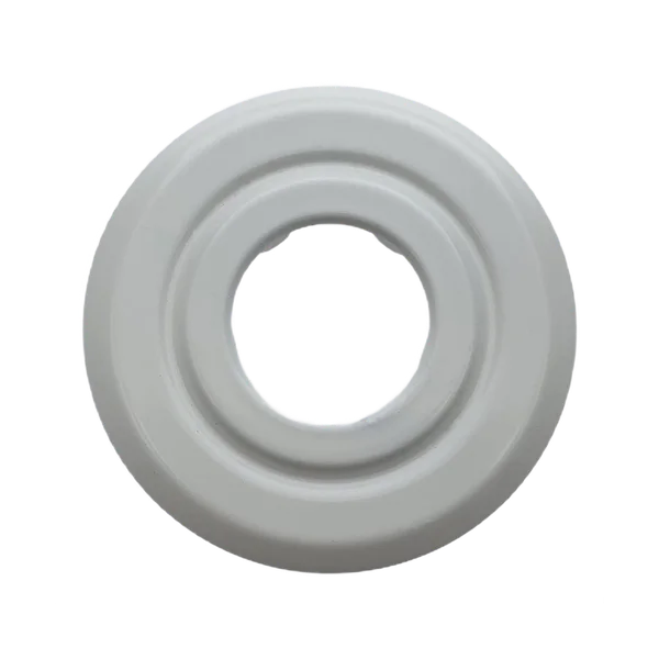 One piece fire sprinkler escutcheon with thread