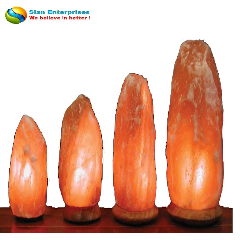 Enhance Your Space High-Quality Pink Natural Crystal Salt Lamp Ionizer with Dimmer Switch - Sian Enterprises