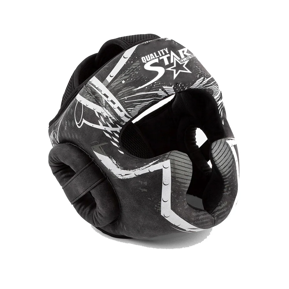 Напечатанная кожаная защита для головы манекен лица безопасная штамповка Кудо тхэквондо сделано в Пакистане